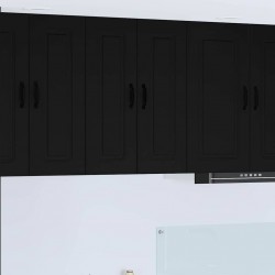 Sonata H Горен кухненски шкаф с рафт с врата 2 pcs Черно 30 x 31 x 80 см - Bucătării modulare