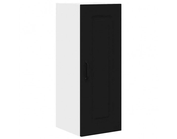 Sonata H Горен кухненски шкаф с рафт с врата 2 pcs Черно 30 x 31 x 80 см