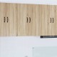 Sonata H Горен кухненски шкаф с рафт 2 pcs Сонома дъб 30 x 31 x 80 см