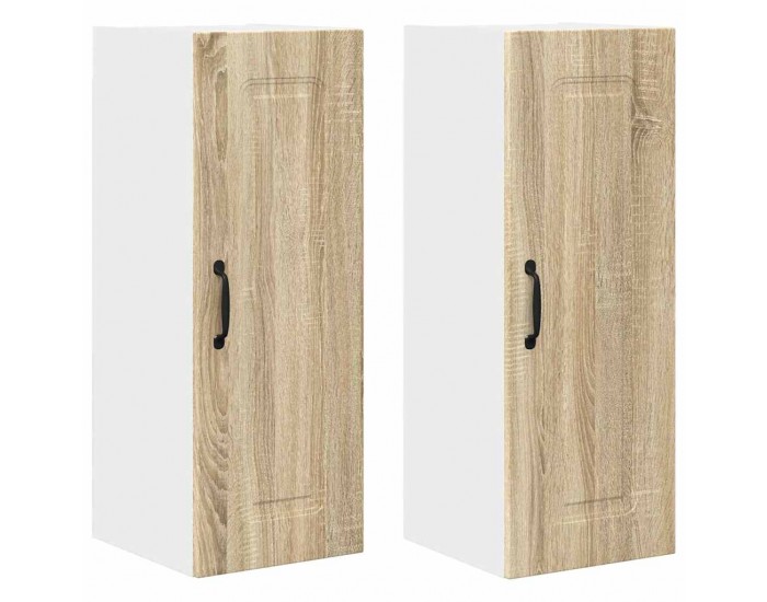 Sonata H Горен кухненски шкаф с рафт 2 pcs Сонома дъб 30 x 31 x 80 см