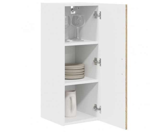 Sonata H Горен кухненски шкаф с рафт 2 pcs Сонома дъб 30 x 31 x 80 см