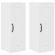 Sonata H Горен кухненски шкаф с рафт 2 pcs Лъскаво бяло 30 x 31 x 80 см