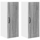 Sonata H Горен кухненски шкаф с рафт 2 pcs Сив Сонома 30 x 31 x 80 см