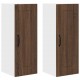 Sonata H Горен кухненски шкаф с рафт 2 pcs Кафяв дъб 30 x 31 x 80 см