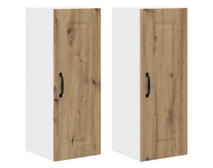 Sonata H Горен кухненски шкаф 2 pcs Дъб 30 x 31 x 80 см Инженерно дърво
