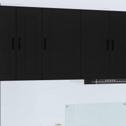 Sonata H Горен кухненски шкаф Черно 50 x 31 x 80 см Инженерно дърво - Bucătării modulare