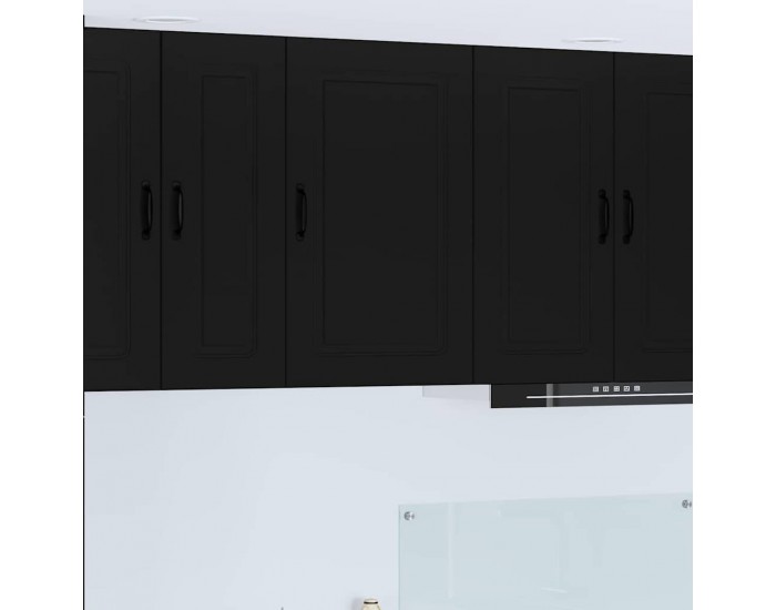 Sonata H Горен кухненски шкаф Черно 50 x 31 x 80 см Инженерно дърво