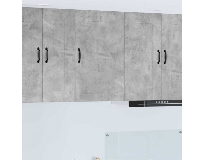 Sonata H Горен кухненски шкаф с рафт Циментено сиво 50 x 31 x 80 см