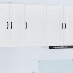 Sonata H Горен кухненски шкаф с рафт Лъскаво бяло 50 x 31 x 80 см - Bucătării modulare