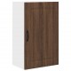 Sonata H Горен кухненски шкаф Кафяв дъб 50 x 31 x 80 см Инженерно дърво