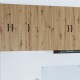 Sonata H Горен кухненски шкаф с рафт Дъб 50 x 31 x 80 см Инженерно дърво