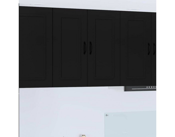 Sonata H Горен кухненски шкаф Черно 80 x 31 x 80 см Инженерно дърво