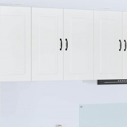 Sonata H Горен кухненски шкаф с рафт Лъскаво бяло 80 x 31 x 80 см - Bucătării modulare