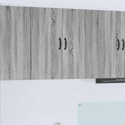 Sonata H Горен кухненски шкаф Сив Сонома 80 x 31 x 80 см Инженерно дърво - Bucătării modulare