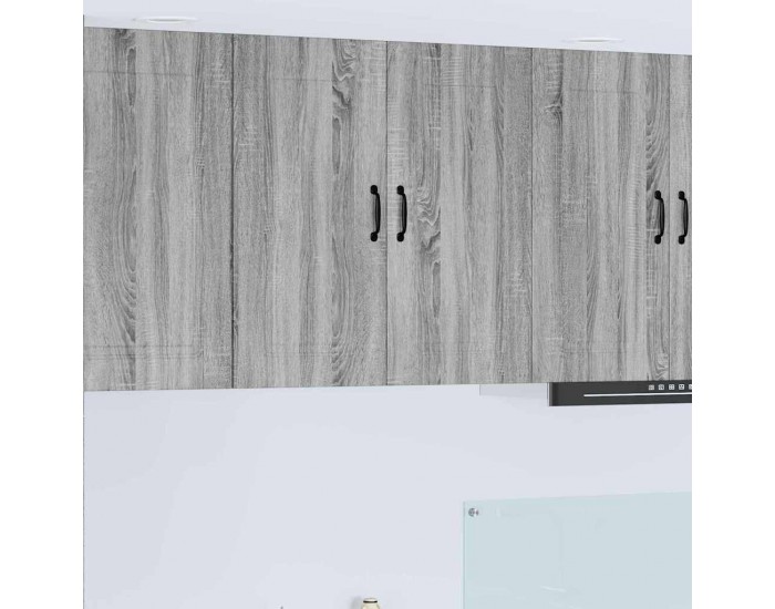 Sonata H Горен кухненски шкаф Сив Сонома 80 x 31 x 80 см Инженерно дърво