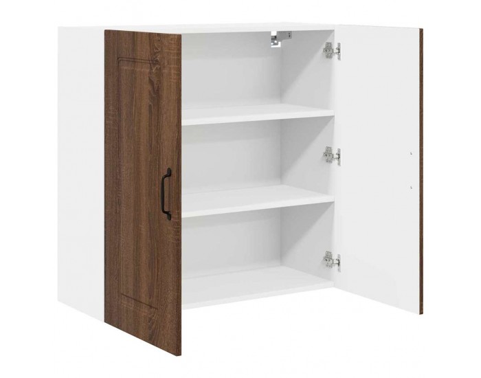 Sonata H Горен кухненски шкаф Кафяв дъб 80 x 31 x 80 см Инженерно дърво