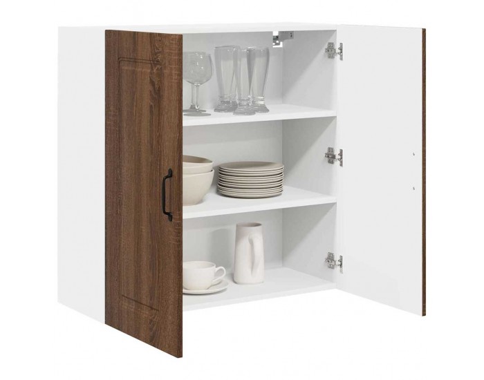 Sonata H Горен кухненски шкаф Кафяв дъб 80 x 31 x 80 см Инженерно дърво