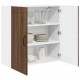 Sonata H Горен кухненски шкаф Кафяв дъб 80 x 31 x 80 см Инженерно дърво