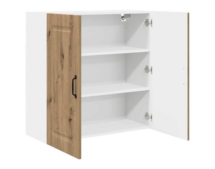 Sonata H Горен кухненски шкаф с рафт Дъб 80 x 31 x 80 см Инженерно дърво