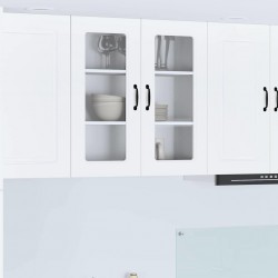 Sonata H Горен кухненски шкаф Бяло 80 x 31 x 80 см Инженерно дърво - Bucătării modulare