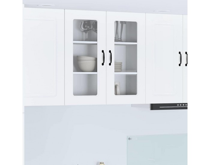 Sonata H Горен кухненски шкаф Бяло 80 x 31 x 80 см Инженерно дърво