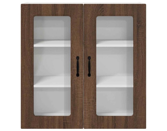 Sonata H Горен кухненски шкаф Кафяв дъб 80 x 31 x 80 см Инженерно дърво