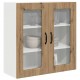 Sonata H Горен кухненски шкаф с рафт Дъб 80 x 31 x 80 см Инженерно дърво