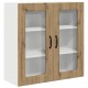 Sonata H Горен кухненски шкаф с рафт Дъб 80 x 31 x 80 см Инженерно дърво