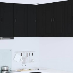 Sonata H Горен кухненски шкаф Черно 57 x 57 x 80 см Инженерно дърво - Bucătării modulare