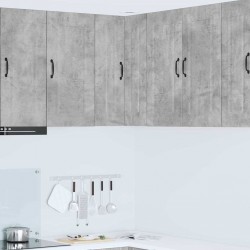 Sonata H Горен кухненски шкаф с рафт Циментено сиво 57 x 57 x 80 см - Bucătării modulare