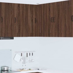 Sonata H Горен кухненски шкаф Кафяв дъб 57 x 57 x 80 см Инженерно дърво - Bucătării modulare