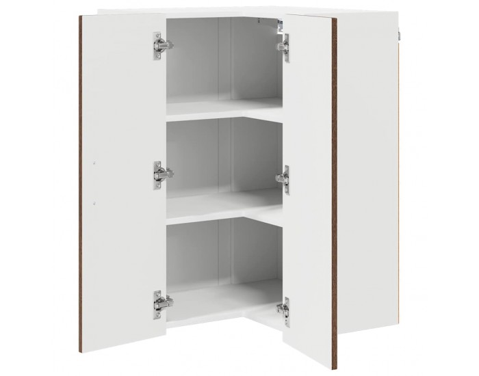 Sonata H Горен кухненски шкаф Кафяв дъб 57 x 57 x 80 см Инженерно дърво
