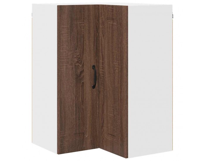 Sonata H Горен кухненски шкаф Кафяв дъб 57 x 57 x 80 см Инженерно дърво