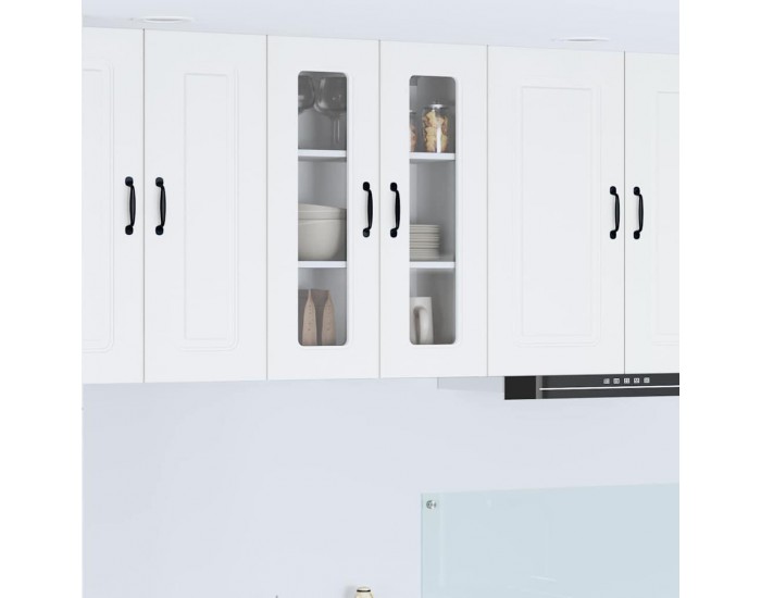 Sonata H Горен кухненски шкаф Бяло 60 x 31 x 80 см Инженерно дърво