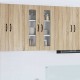 Sonata H Горен кухненски шкаф Сонома дъб 60 x 31 x 80 см Инженерно дърво