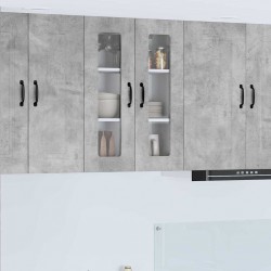 Sonata H Горен кухненски шкаф с рафт Циментено сиво 60 x 31 x 80 см - Bucătării modulare