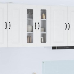 Sonata H Горен кухненски шкаф с рафт Лъскаво бяло 60 x 31 x 80 см - Bucătării modulare
