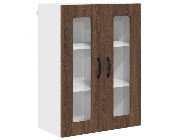 Sonata H Горен кухненски шкаф Кафяв дъб 60 x 31 x 80 см Инженерно дърво