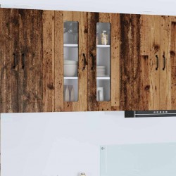 Sonata H Горен кухненски шкаф с рафт с врата Старо дърво 60 x 31 x 80 см - Bucătării modulare