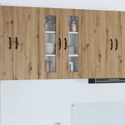 Sonata H Горен кухненски шкаф с рафт Дъб 60 x 31 x 80 см Инженерно дърво - Bucătării modulare