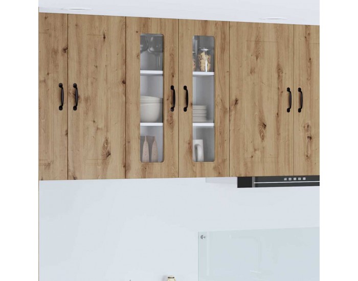 Sonata H Горен кухненски шкаф с рафт Дъб 60 x 31 x 80 см Инженерно дърво