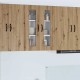 Sonata H Горен кухненски шкаф с рафт Дъб 60 x 31 x 80 см Инженерно дърво