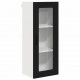 Sonata H Горен кухненски шкаф Черно 40 x 31 x 100 см Инженерно дърво