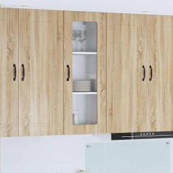 Sonata H Горен кухненски шкаф с рафт с врата Сонома дъб 40 x 31 x 100 см - Bucătării modulare
