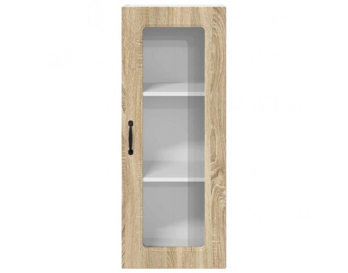 Sonata H Горен кухненски шкаф с рафт с врата Сонома дъб 40 x 31 x 100 см
