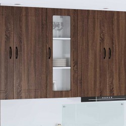 Sonata H Горен кухненски шкаф Кафяв дъб 40 x 31 x 100 см Инженерно дърво - Bucătării modulare