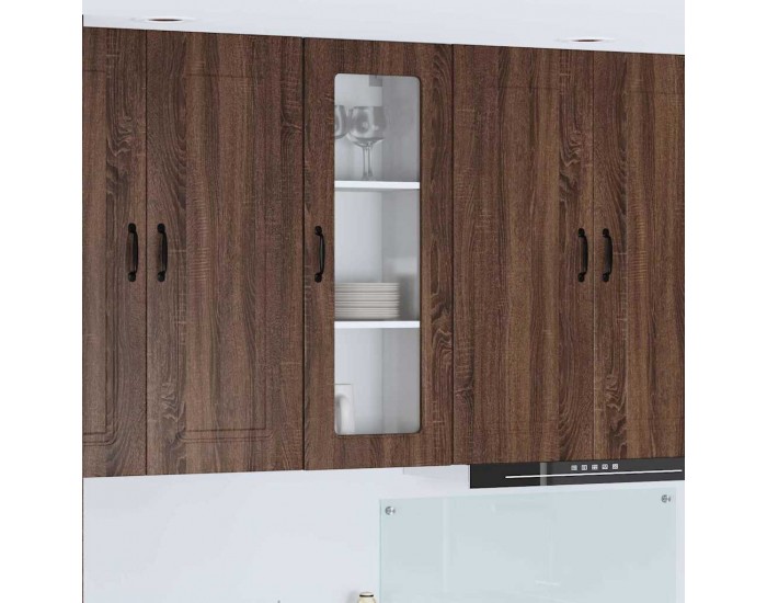 Sonata H Горен кухненски шкаф Кафяв дъб 40 x 31 x 100 см Инженерно дърво