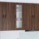 Sonata H Горен кухненски шкаф Кафяв дъб 40 x 31 x 100 см Инженерно дърво