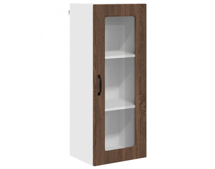 Sonata H Горен кухненски шкаф Кафяв дъб 40 x 31 x 100 см Инженерно дърво