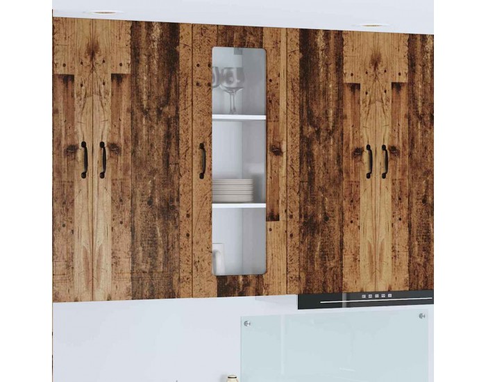 Sonata H Горен кухненски шкаф с рафт Старо дърво 40 x 31 x 100 см